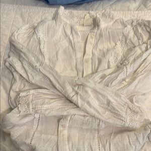 Elegant White Lace Blouse